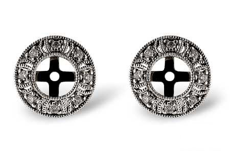 A027-81016: EARRING JACKETS .12 TW (FOR 0.50-1.00 CT TW STUDS)
