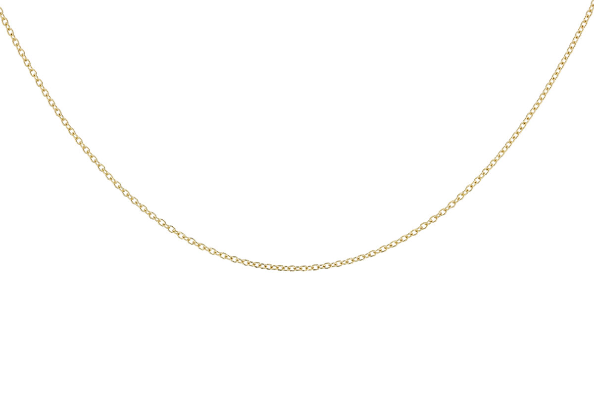 D301-42852: CABLE CHAIN (18IN, 1.3MM, 14KT, LOBSTER CLASP)