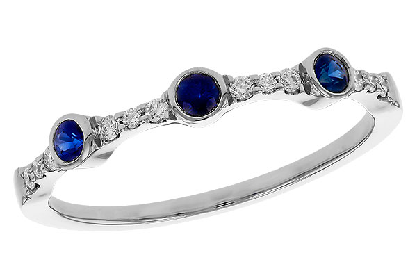 E302-30134: LDS WED RG .16 SAPPHIRE .25 TGW