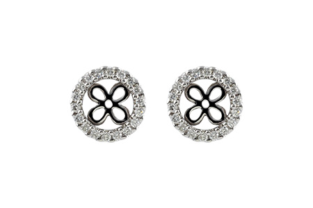 F215-03752: EARRING JACKETS .30 TW (FOR 1.50-2.00 CT TW STUDS)
