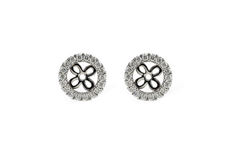 G215-03743: EARRING JACKETS .24 TW (FOR 0.75-1.00 CT TW STUDS)
