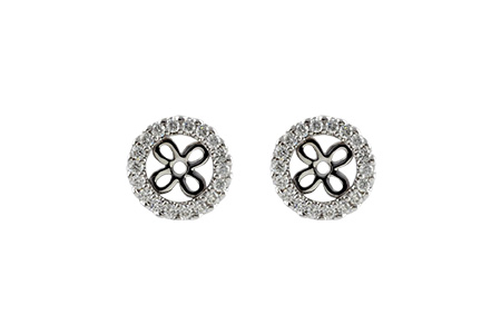 G215-03743: EARRING JACKETS .24 TW (FOR 0.75-1.00 CT TW STUDS)