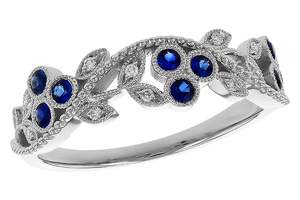 G302-35552: LDS WED RG .23 SAPPHIRE .29 TGW