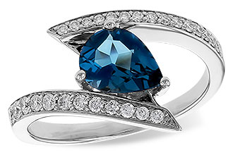 M302-28306: LDS RG 1.04 LONDON BLUE TOPAZ 1.28 TGW (8x6MM)