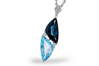 M302-29233: NECK 6.87 BLUE TOPAZ 6.97 TGW